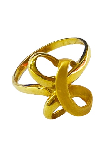 Buy Litz Litz 916 22k Gold Ring Cgr0032 2 85g Online Zalora Malaysia