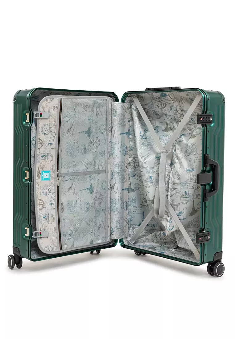 Cruiser 1512-69 Green (Frame Type) - Large - TSA Luggage