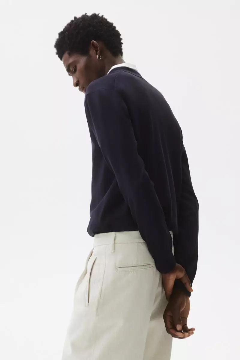 Regular Fit Fine-knit polo shirt