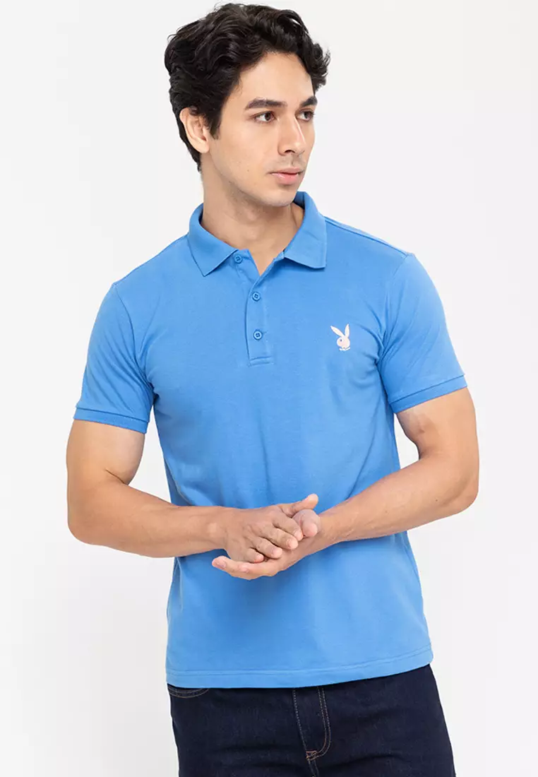 Buy Playboy Apparel Men's Super Sonic Playboy 70th Polo Shirt With ...