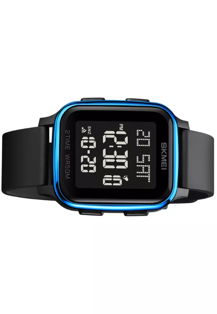 Jam Tangan Digital Pria Waterproof Many Function Strap Tali Material Silicone GN86 ORIGINAL