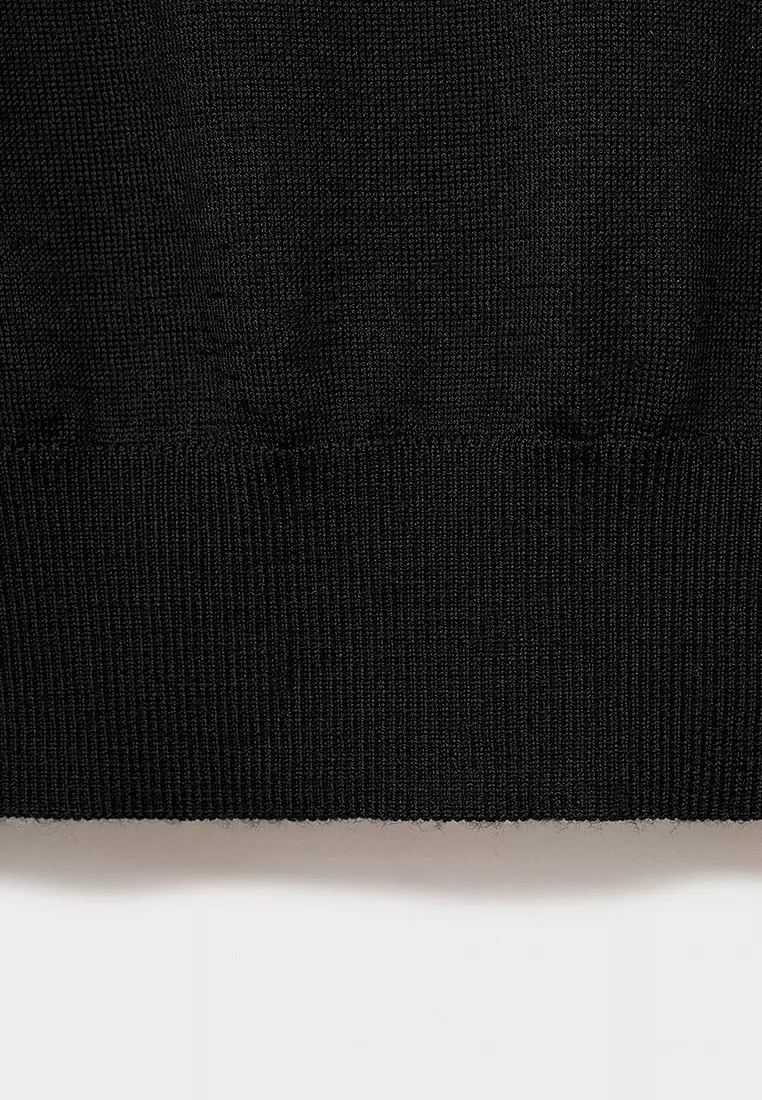 100% Wool Polo-Neck Sweater