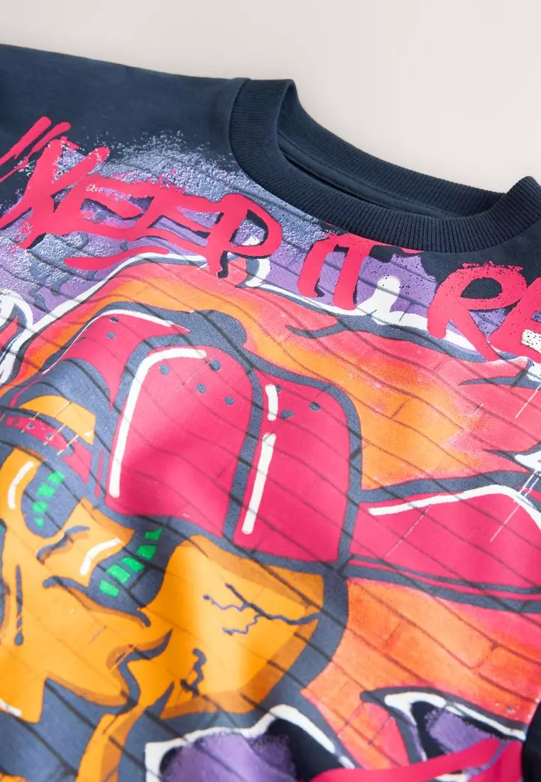 Relaxed Fit Short Sleeve Graphic T-Shirt