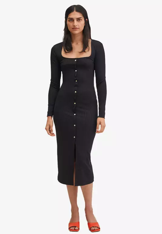 Ribbed Knit Dress
