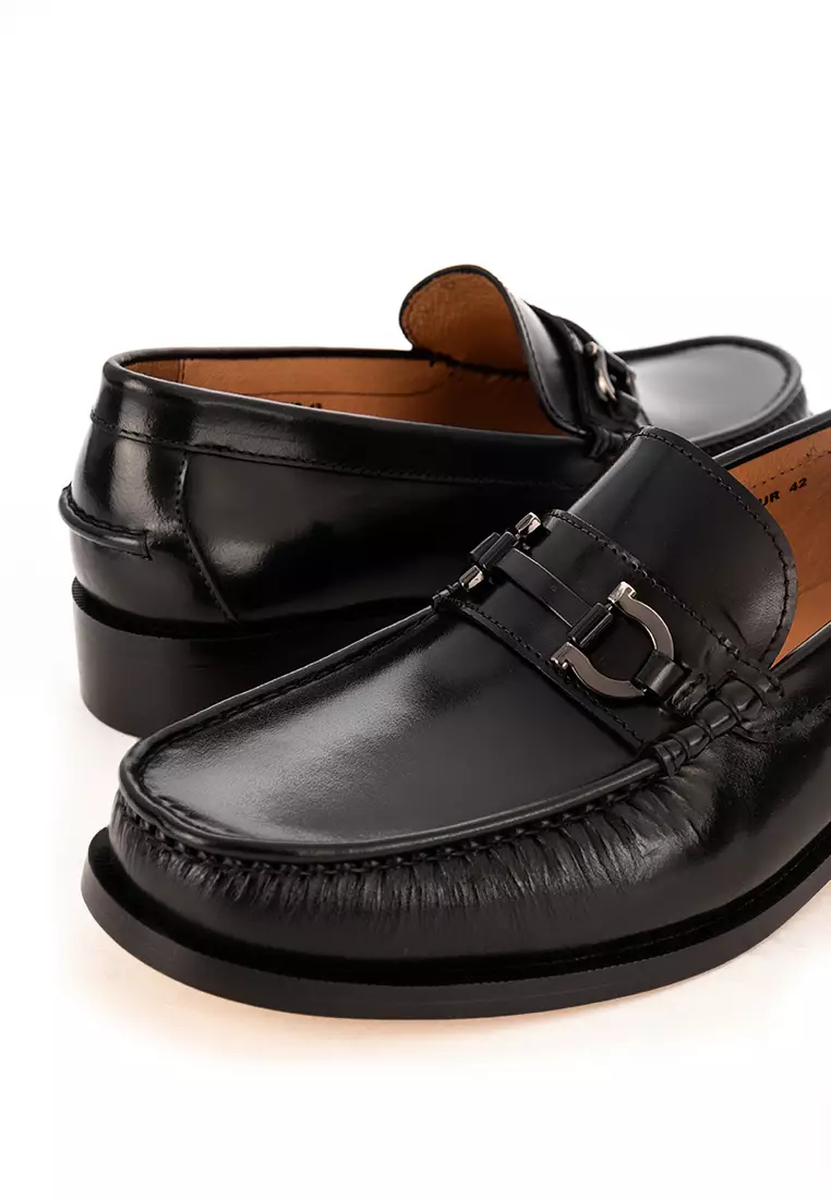 McArthur Black Bit Loafers