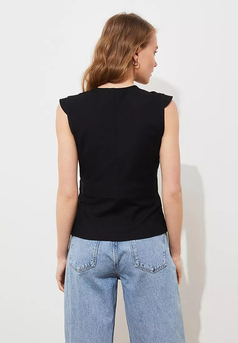 Double Button Blouse