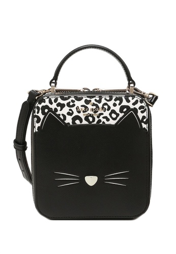 Buy Kate Spade Kate Spade Meow Cat Daisy Crossbody Purse/Bag - Black ...