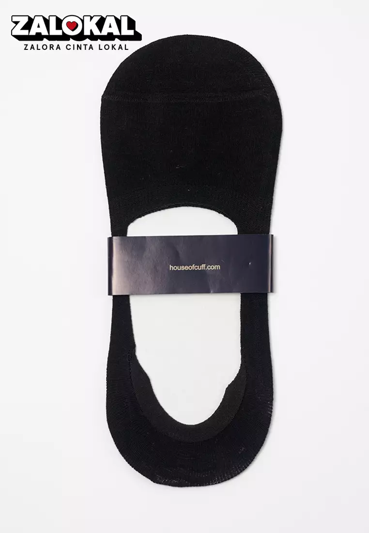 Houseofcuff Kaos Kaki SHOE LINER SOCKS BLACK