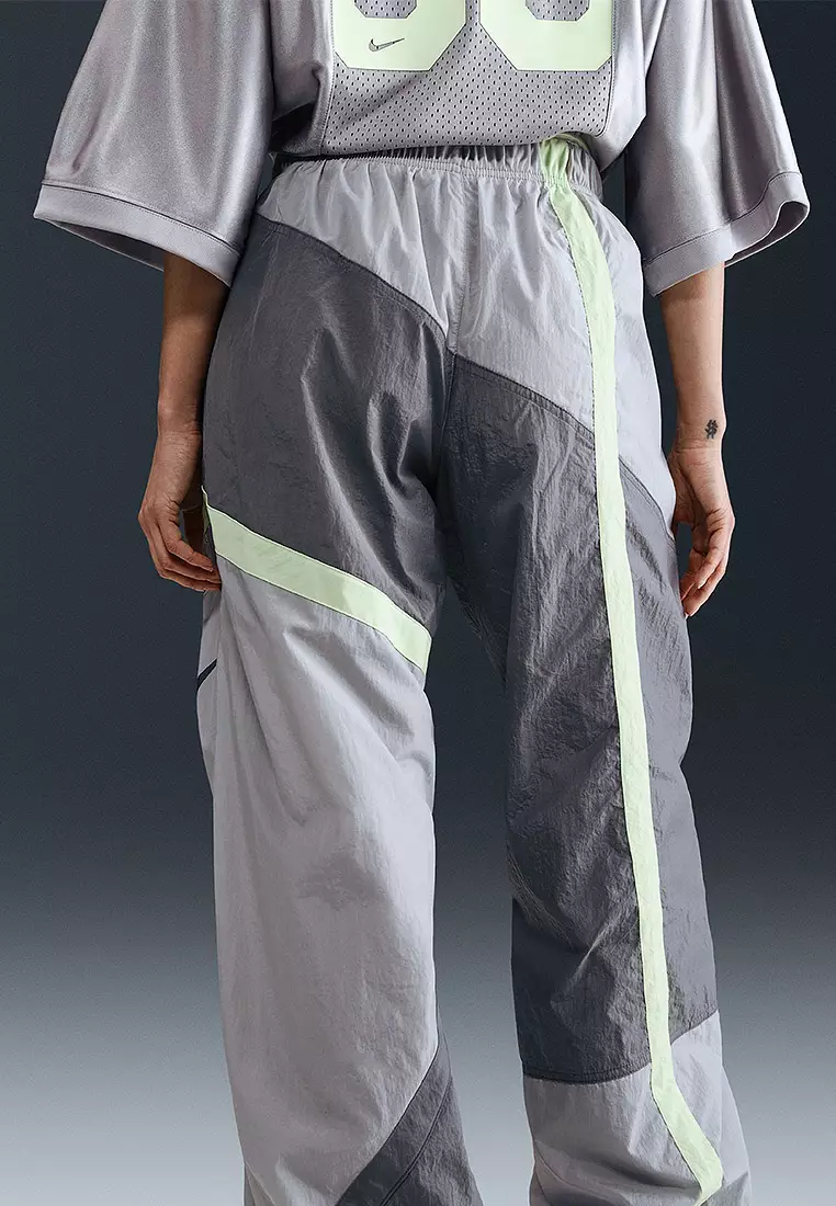 Sportswear Mid-Rise Loose Woven Open-Hem Pants