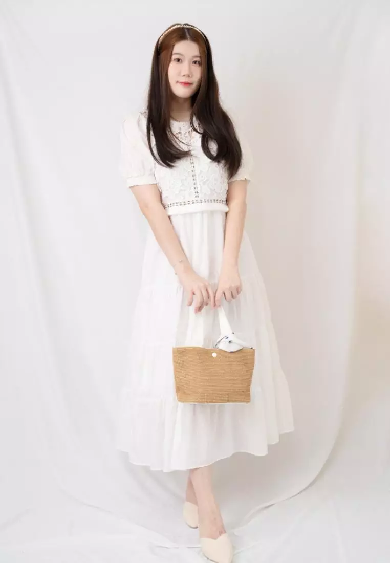 Elegant cotton deals dresses