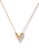 CELOVIS gold CELOVIS - Victoria V-Shape Classic Necklace in Rose Gold 06057AC72FB127GS_1