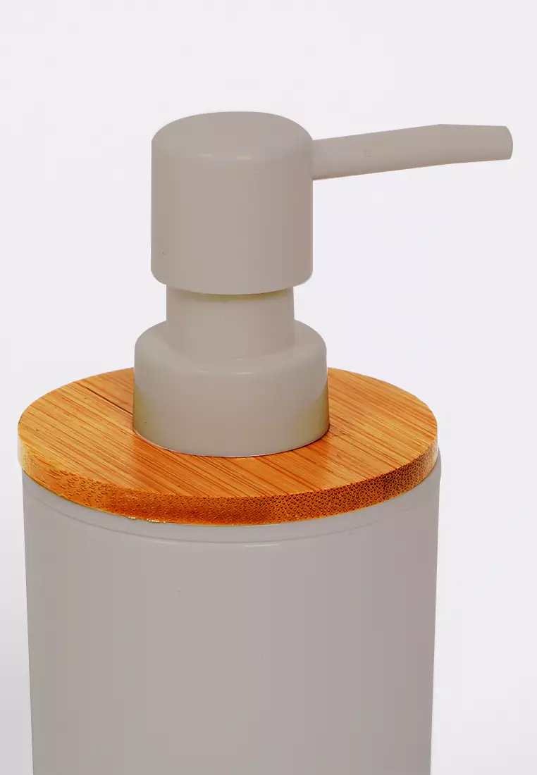 Buy Primeo Premium Bamboo Taupe Soap Lotion Alcohol Dispenser Soap