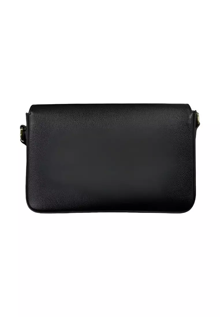 New Hampshire Check Canvas & Leather Crossbody Bag in Black 81072691