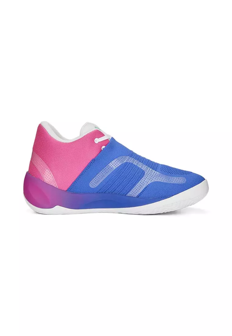NEW PUMA Unisex Rise NITRO Fadeaway Basketball Shoes Blue
