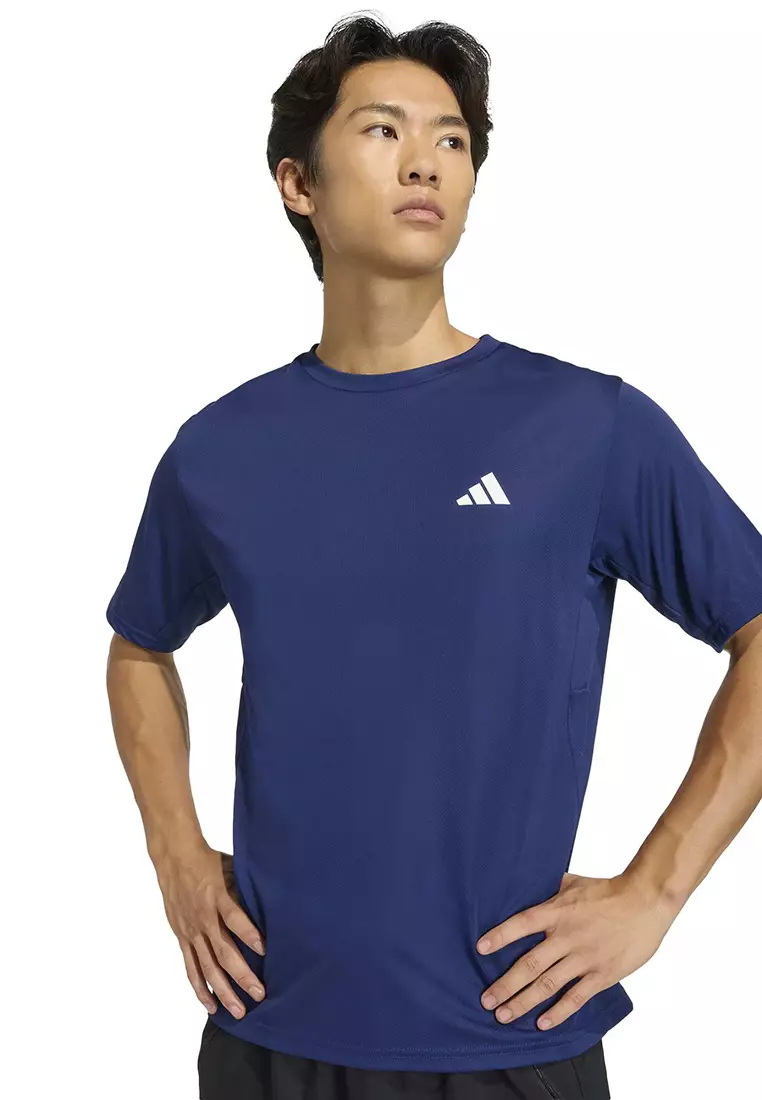 Buy ADIDAS Gym & Training WORKOUT ESSENTIALS BASE T-SHIRT Men Blue