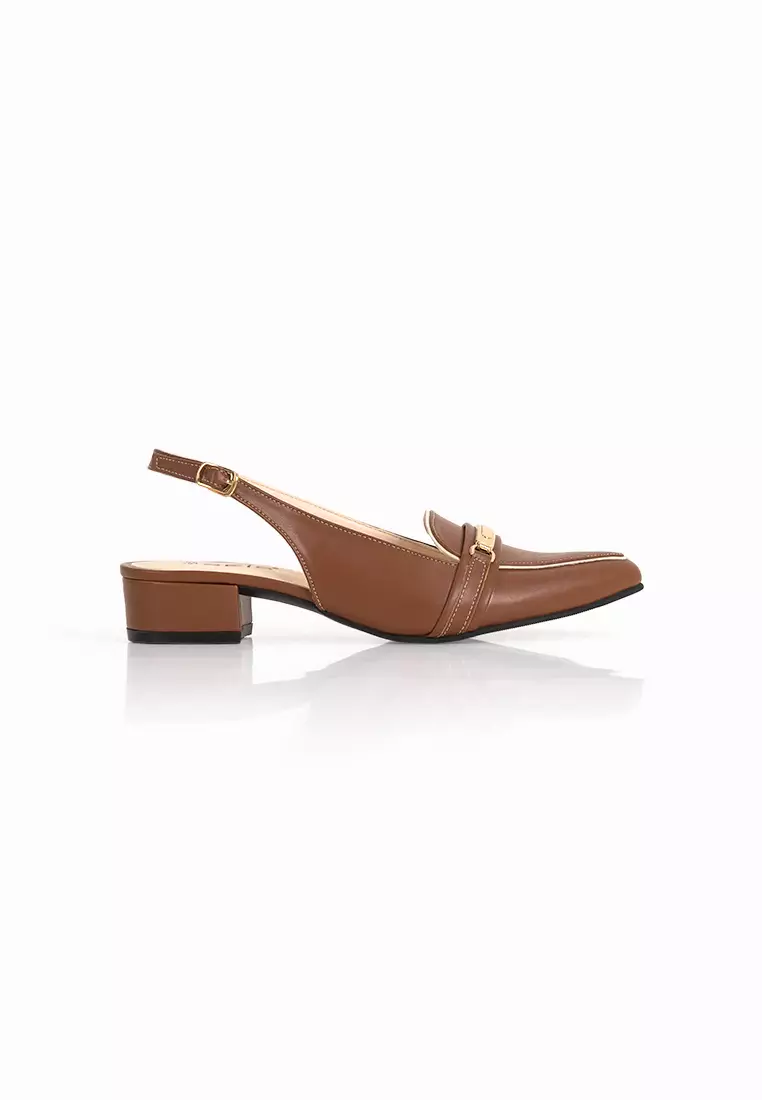 SEIS Emily Sepatu Mules Wanita | Slingback Heels 3 cm