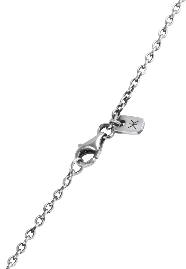 EXCLUSIVE Kalung Perhiasan Perak 925 Pria Stars Pendant