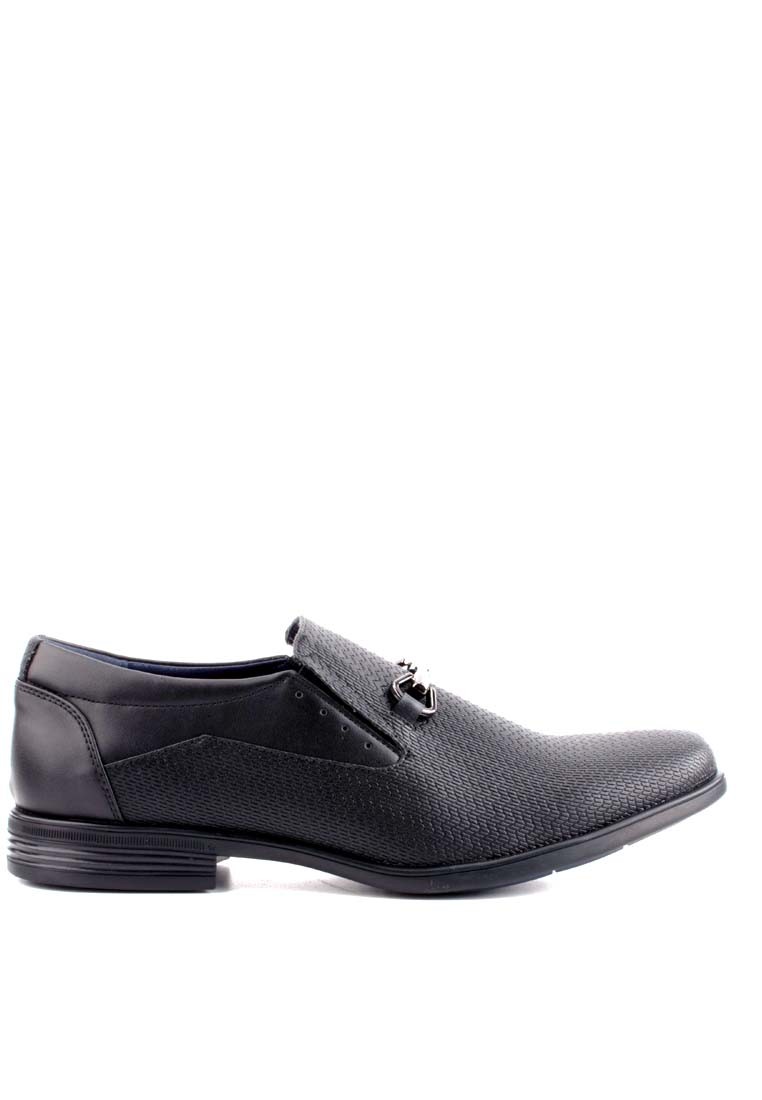 LR LARRIE Men Black Smart Feet Executive Full Brogue Business Shoes
