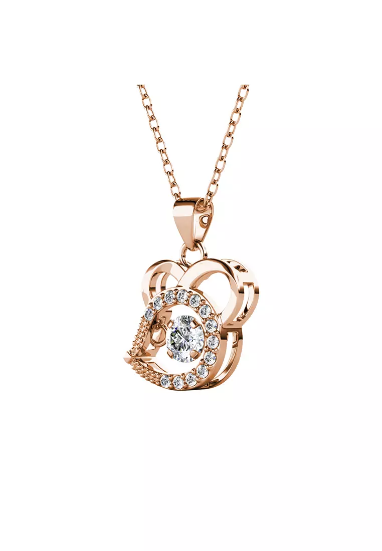 Dancing Shio Pendant Rat ( Tikus ) RG - Kalung Crystal Swarovski by Her Jewellery