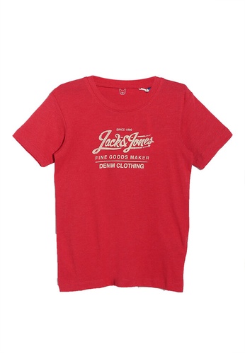 Jack & Jones red Brand Graphic O-Neck Tee CDC32KA585261AGS_1