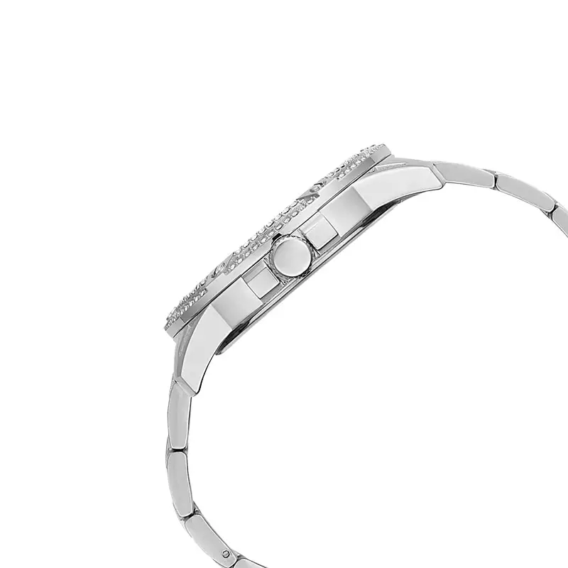 Jam Tangan Pria Guess King GW0497G1 Men Silver Dial Stainless Steel Strap