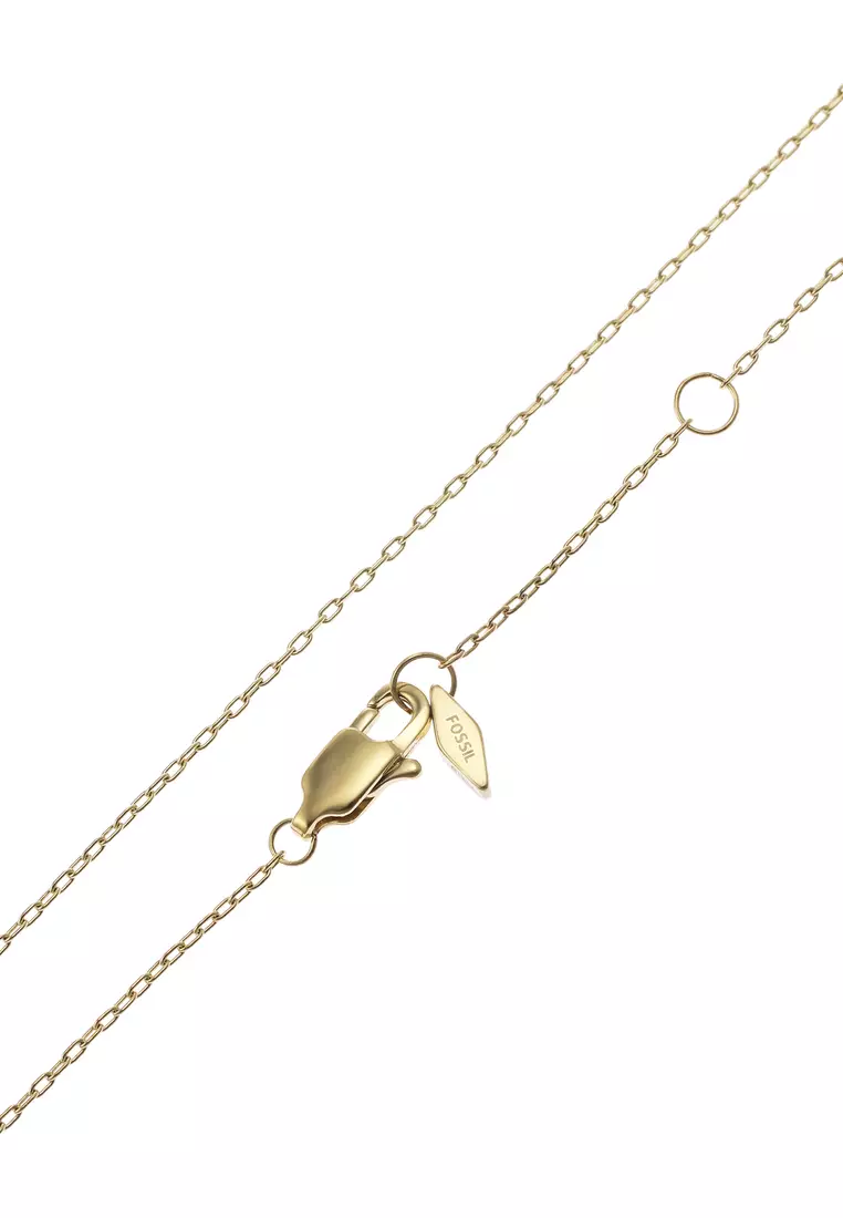 Buy Fossil Fossil Female's Sadie gold Stainless Steel Pendant