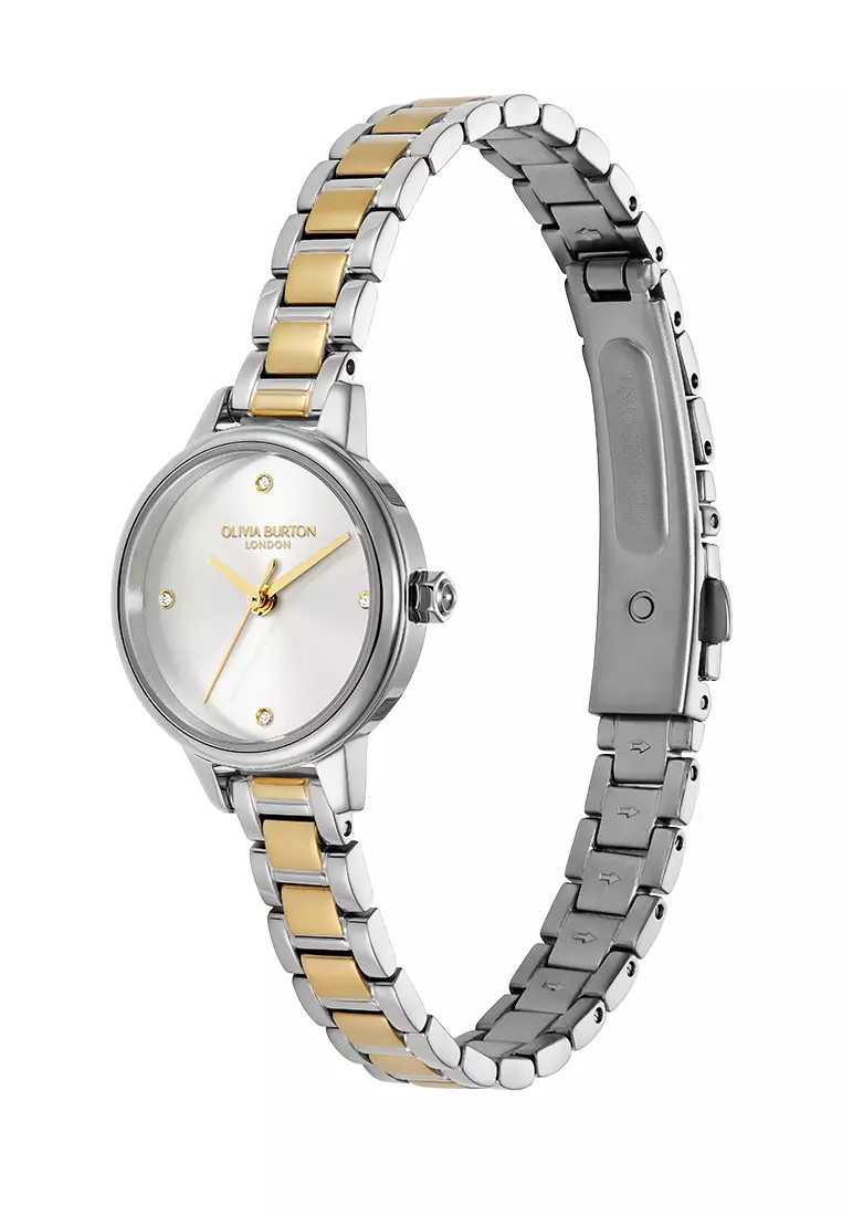 Olivia Burton Classic Mini White & Two Tone Bracelet 23mm - 24000241