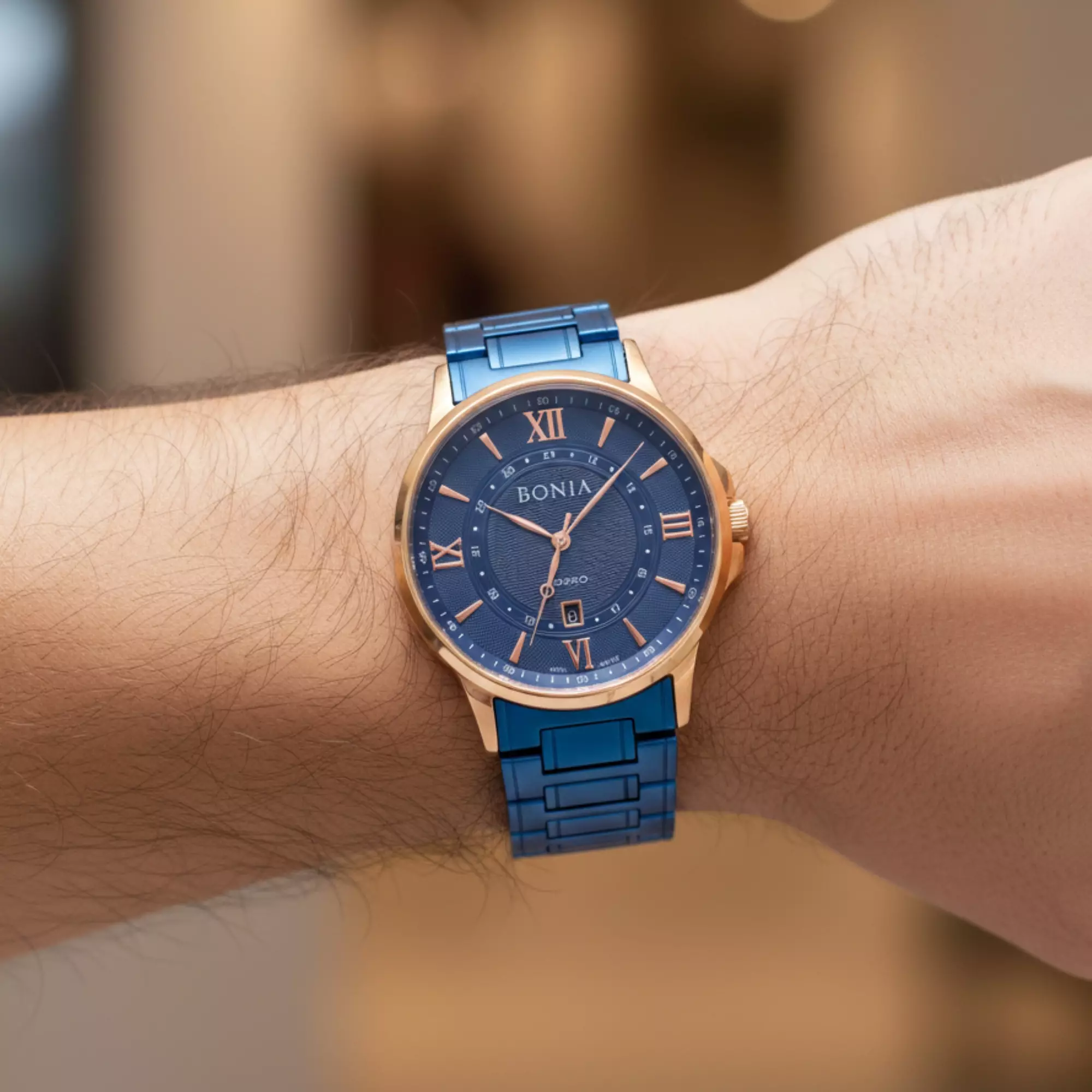 Bonia Rosso - BR167-1583 - Jam Tangan Pria