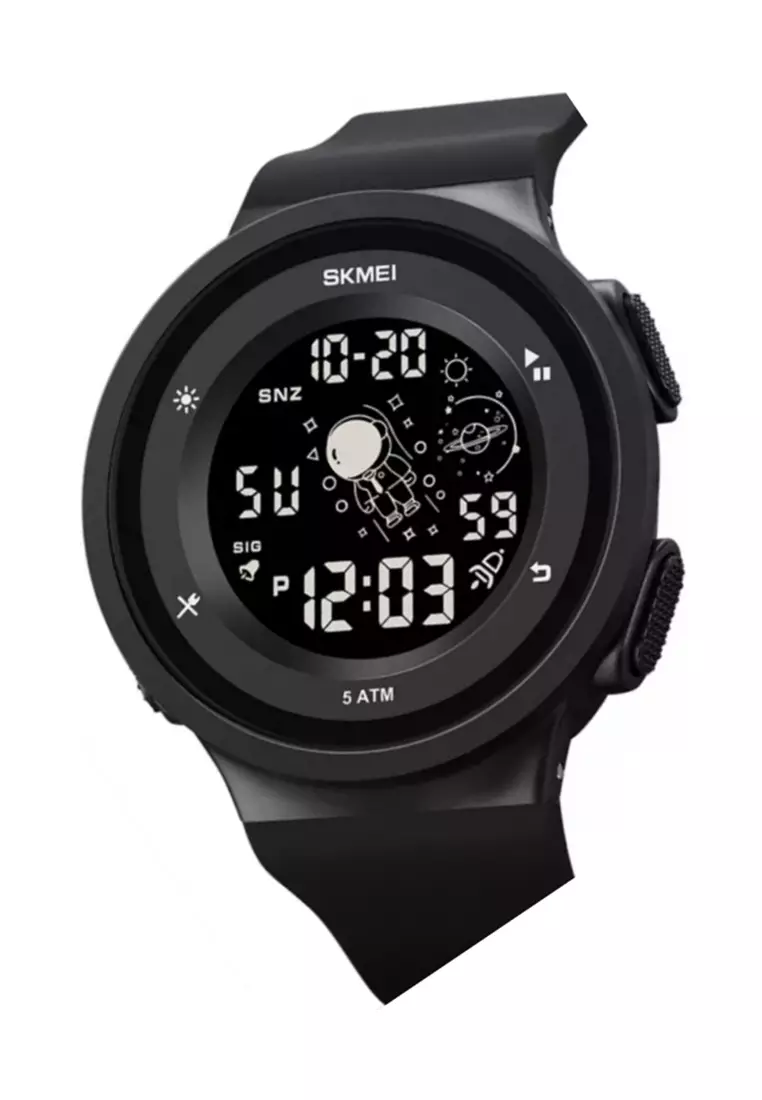 Jam Tangan Anak Pria Digital Waterproof Many Function Strap Tali Material Silicone IR18 ORIGINAL