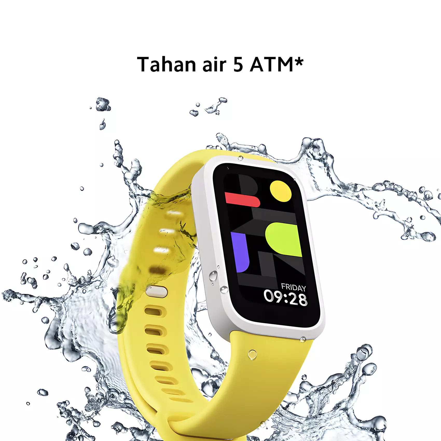 Xiaomi Smart Band 9 Active | Bodi 9,99 mm | Tahan Air Hingga 50 Meter | 50+ Mode Olahraga | Baterai Hingga 18 Hari - Black