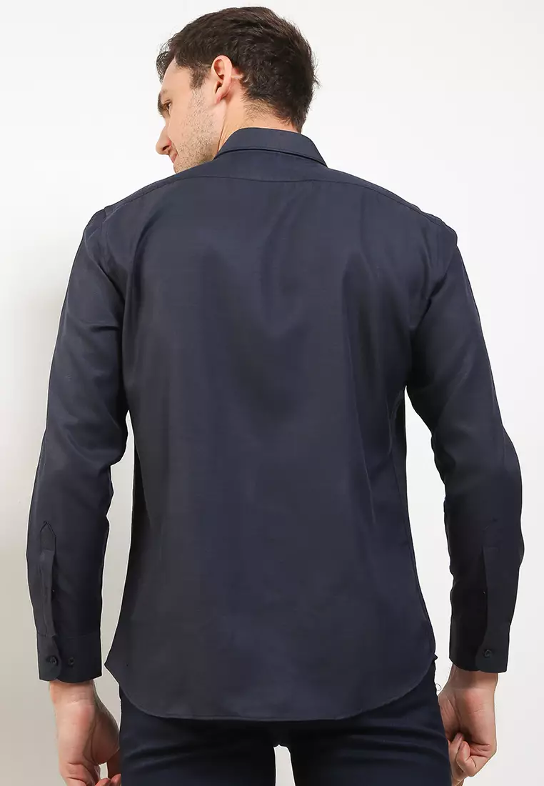 Oxford Soft Touch Long Sleeves Slim Fit Royal Series No. 05