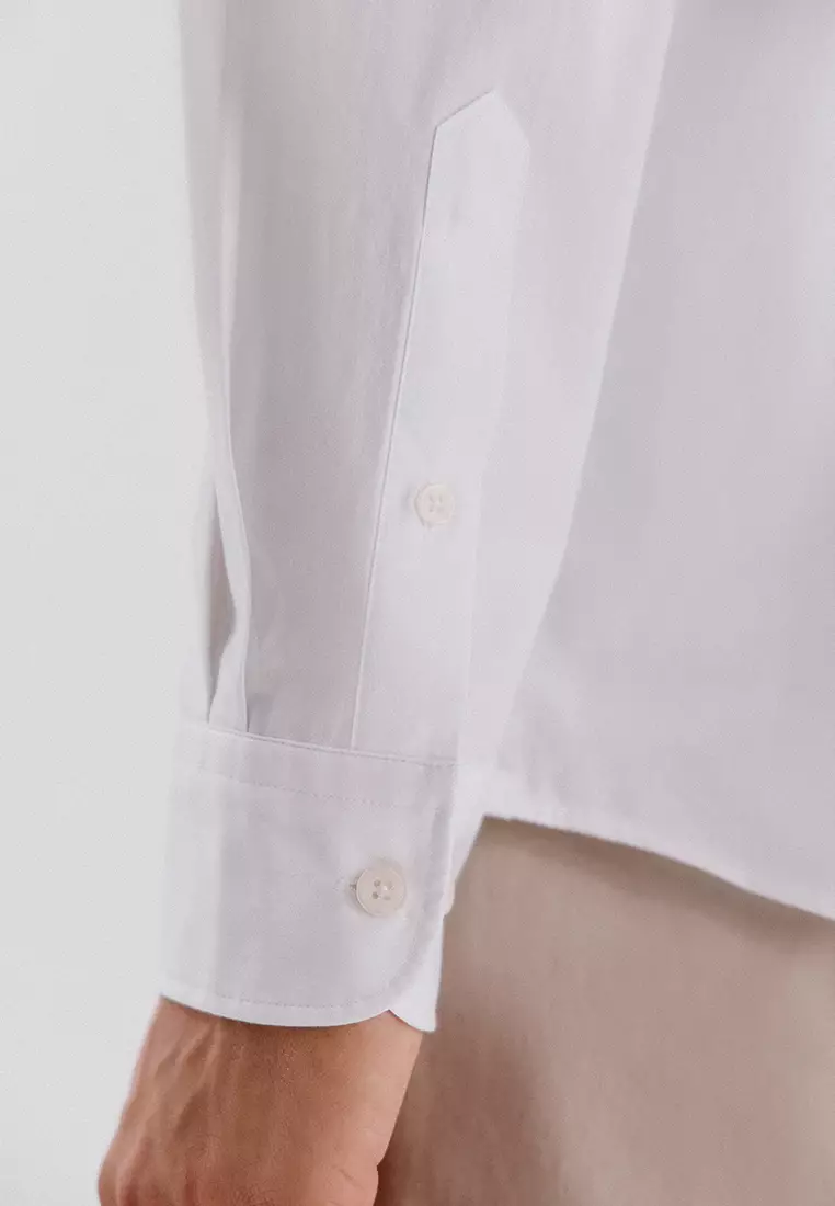Plain Tencel Cotton Shirt