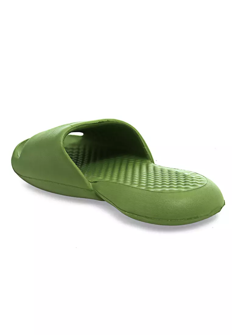 Verel Sandal Rumah Anti-Slip Slipper Unisex Quick Drying Elegant Design Material EVA Soft ORIGINAL - Green