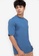 ZALORA BASICS blue Long Line T-Shirt 96048AAF306BD5GS_2