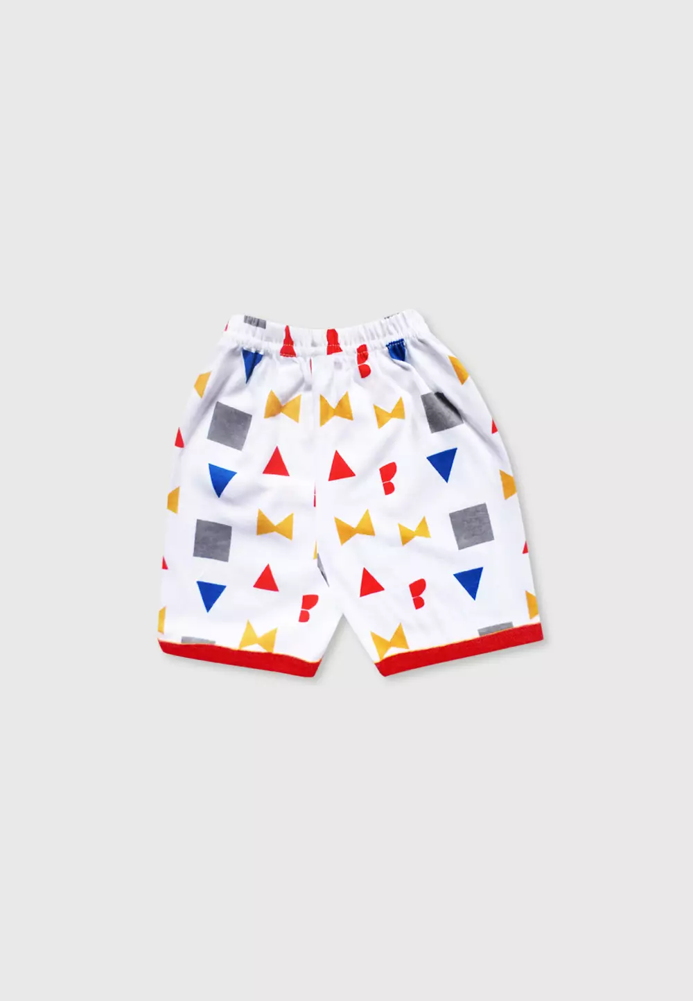 Wakakids Baju Bayi Anak Laki Laki Motif Ballon Setelan Celana Pendek Usia 0 Bulan Hingga 6 Bulan 2785 Merah