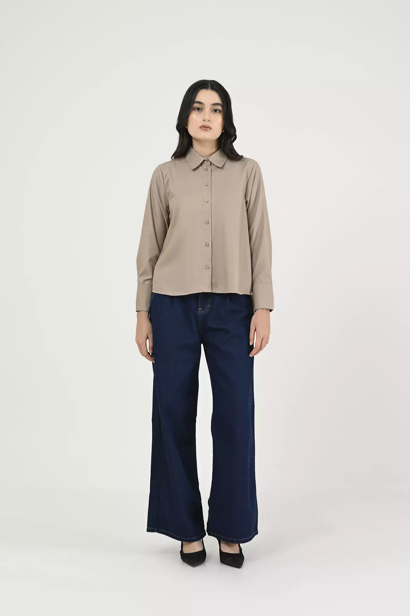 Geulis.id PORIKA SHIRT - Khaki