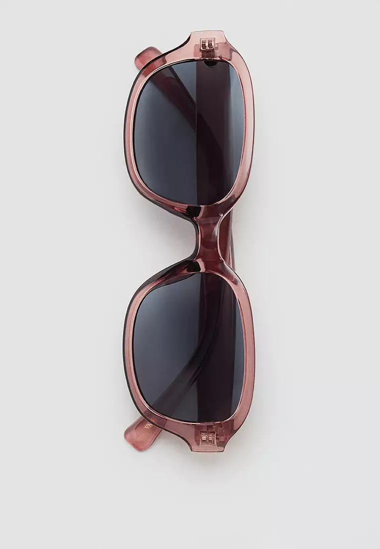 Semi-Transparent Frame Sunglasses