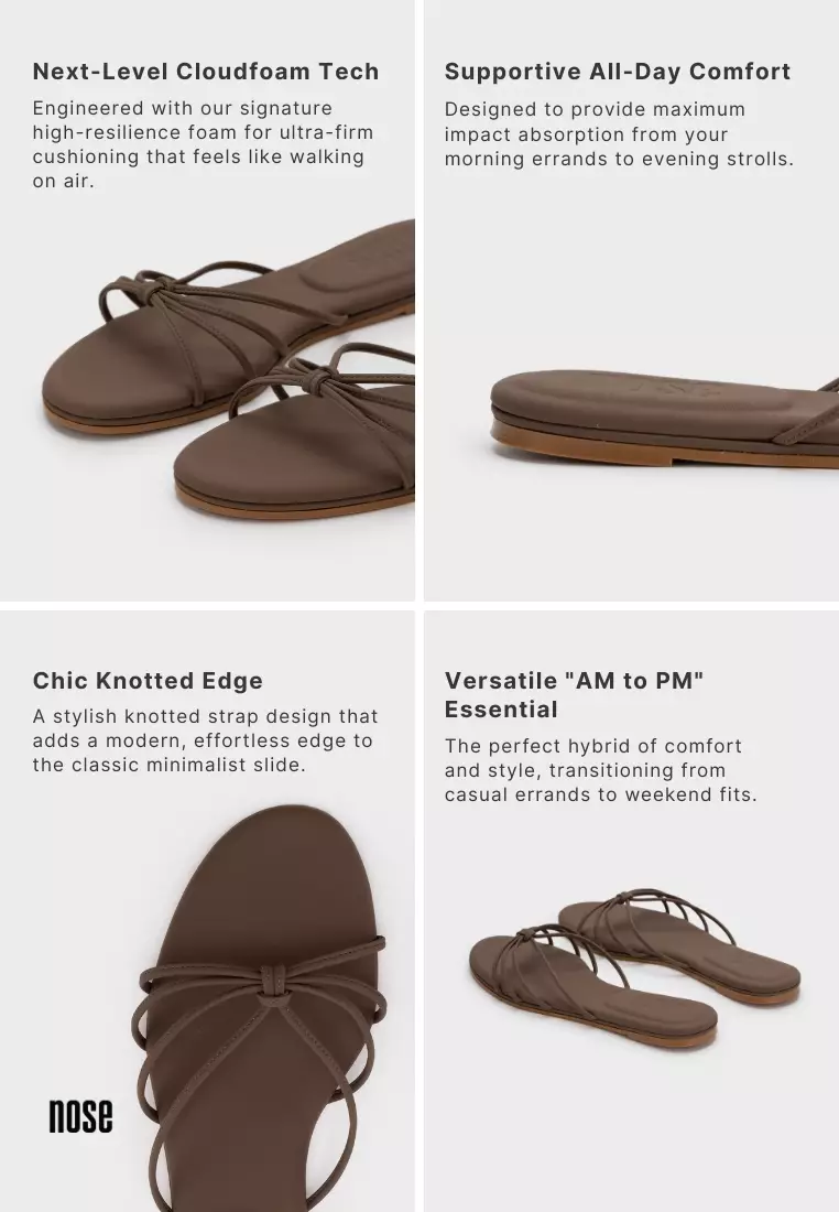 KNOTTED CLOUDFOAM FLAT SLIDE