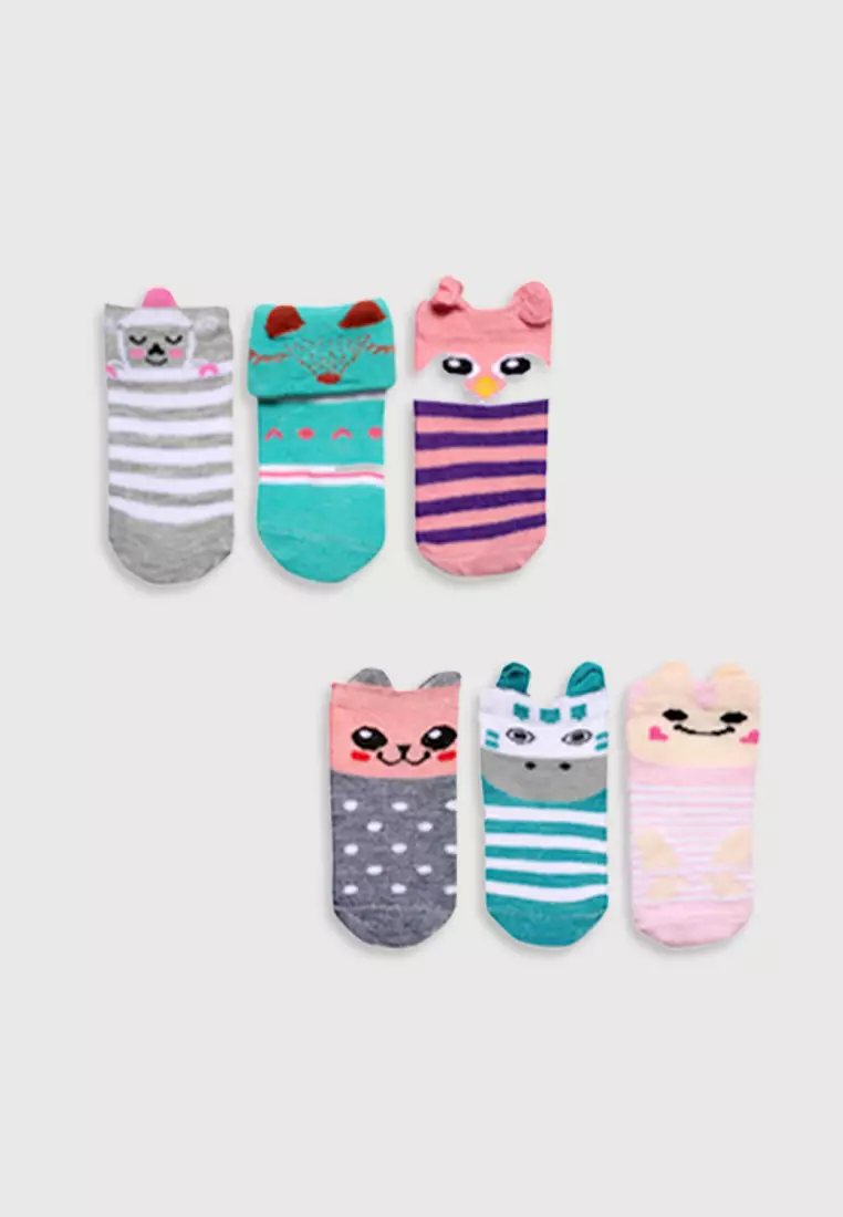 Wakakids Kaos Kaki Bayi Anak Perempuan Usia 0 Bulan - 12 Bulan