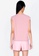 ZALORA BASICS pink Rib V Neck Shoulder Pad T-shirt 303C3AA190A162GS_2