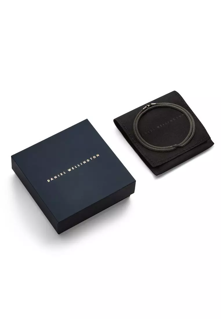 Tide Mesh Necklace Graphite 2.8 - Unisex Necklace for women and men stainless steel Necklace DW Official Authentic Original 項鍊 不鏽鋼項鍊 DW 官方正品原裝