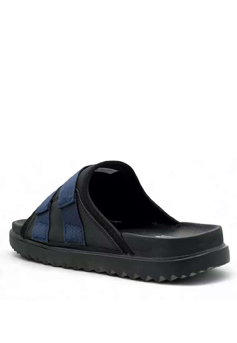 Men Slip On Faux Leather Classic Casual Sandals - 250141249
