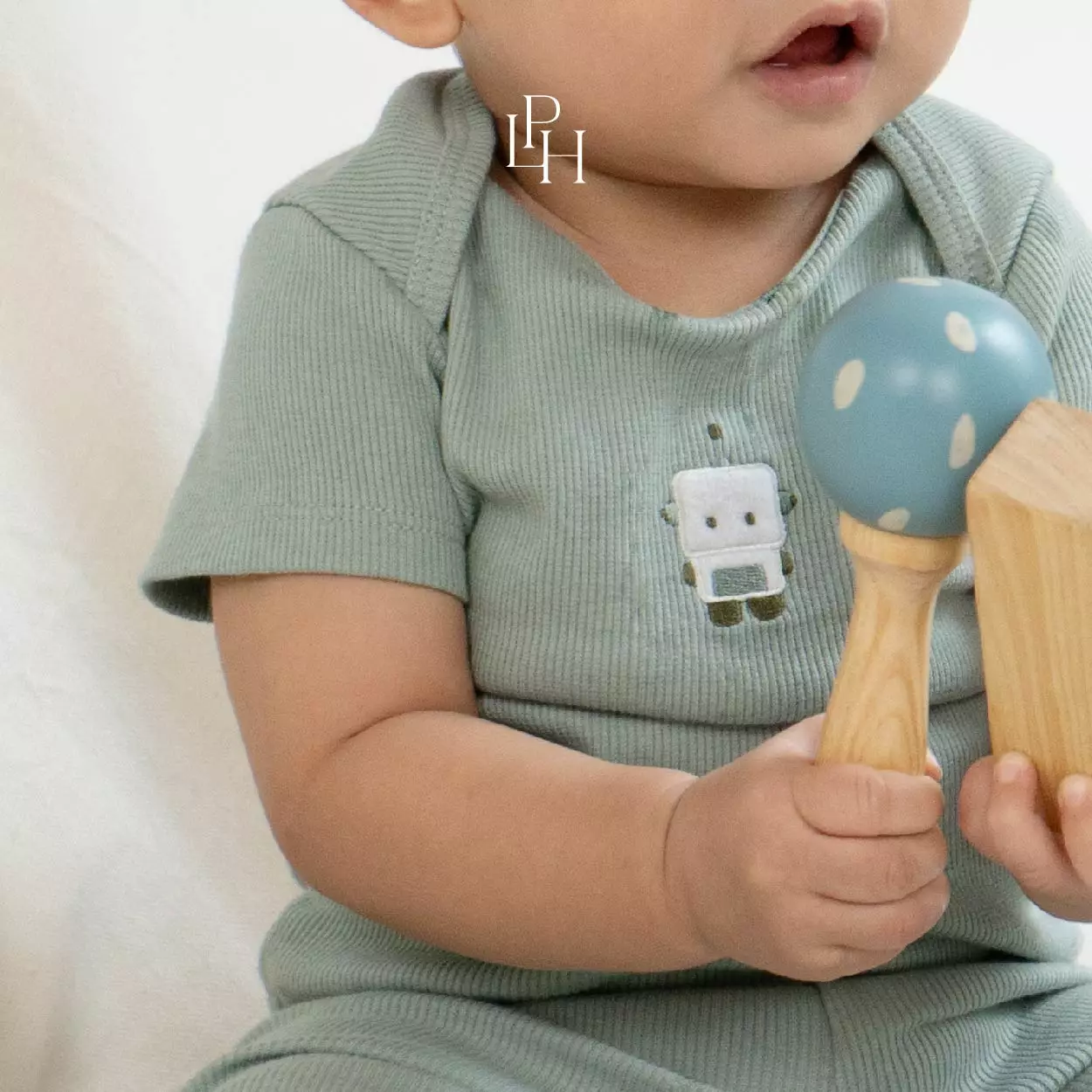 Little Palmerhaus - Ever Baby Attire Set (Setelan Bayi) Mini Robot