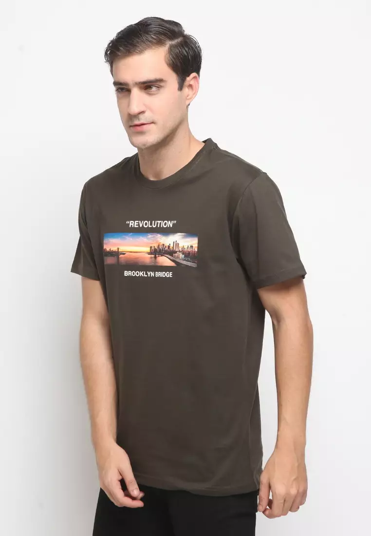 RBJ T-Shirt Cotton Combed Pria 222150011