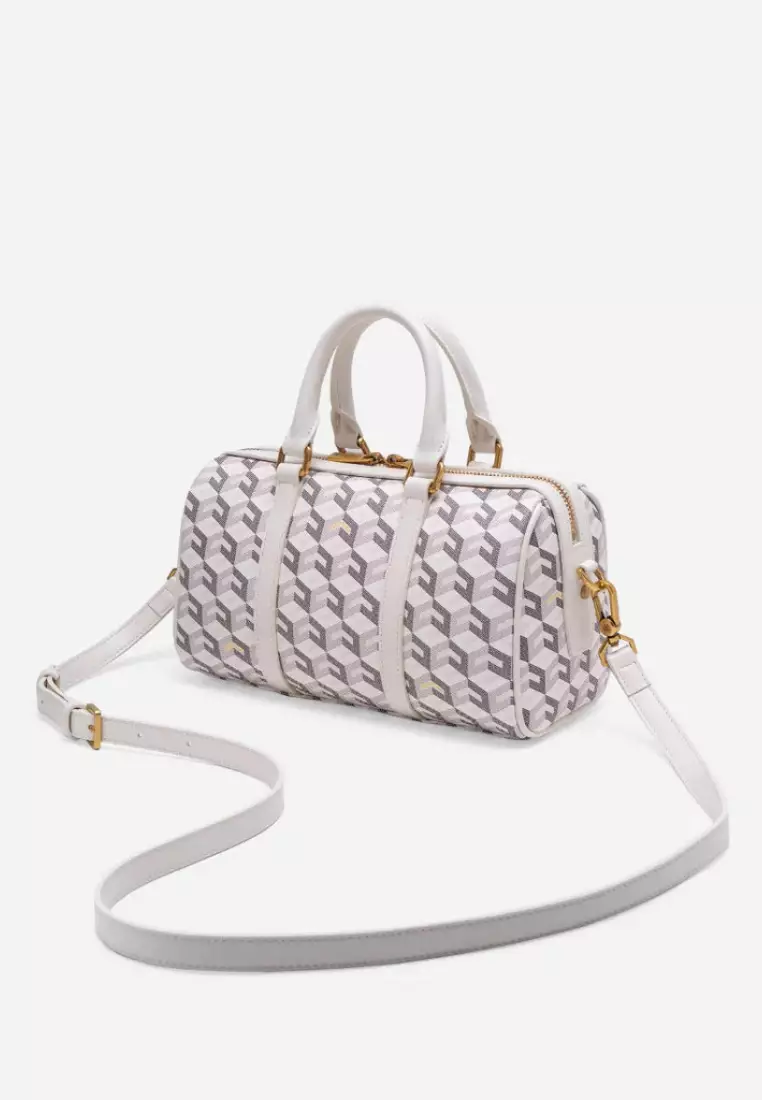 Enzo Mini Duffle Bag White