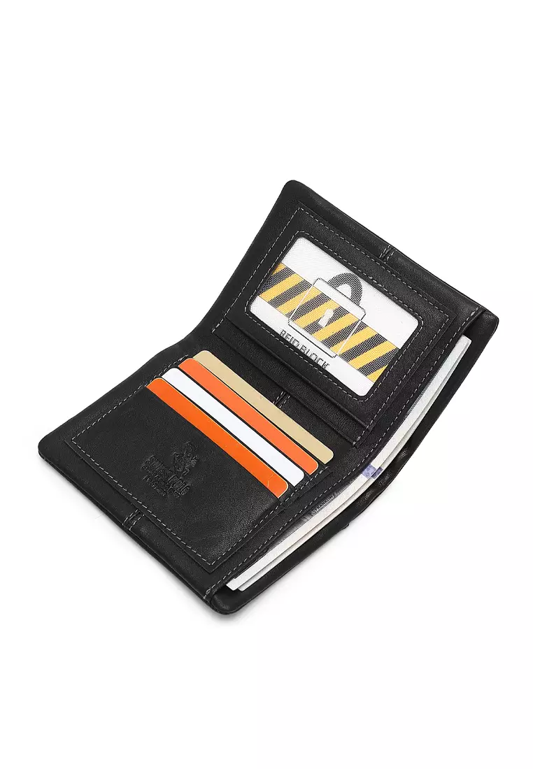 Gift Set - Leather RFID Wallet + 35mm Automatic Buckle Belt - Black