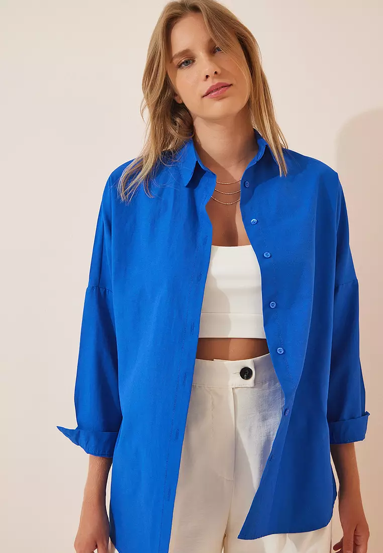 Oversize Long Basic Shirt