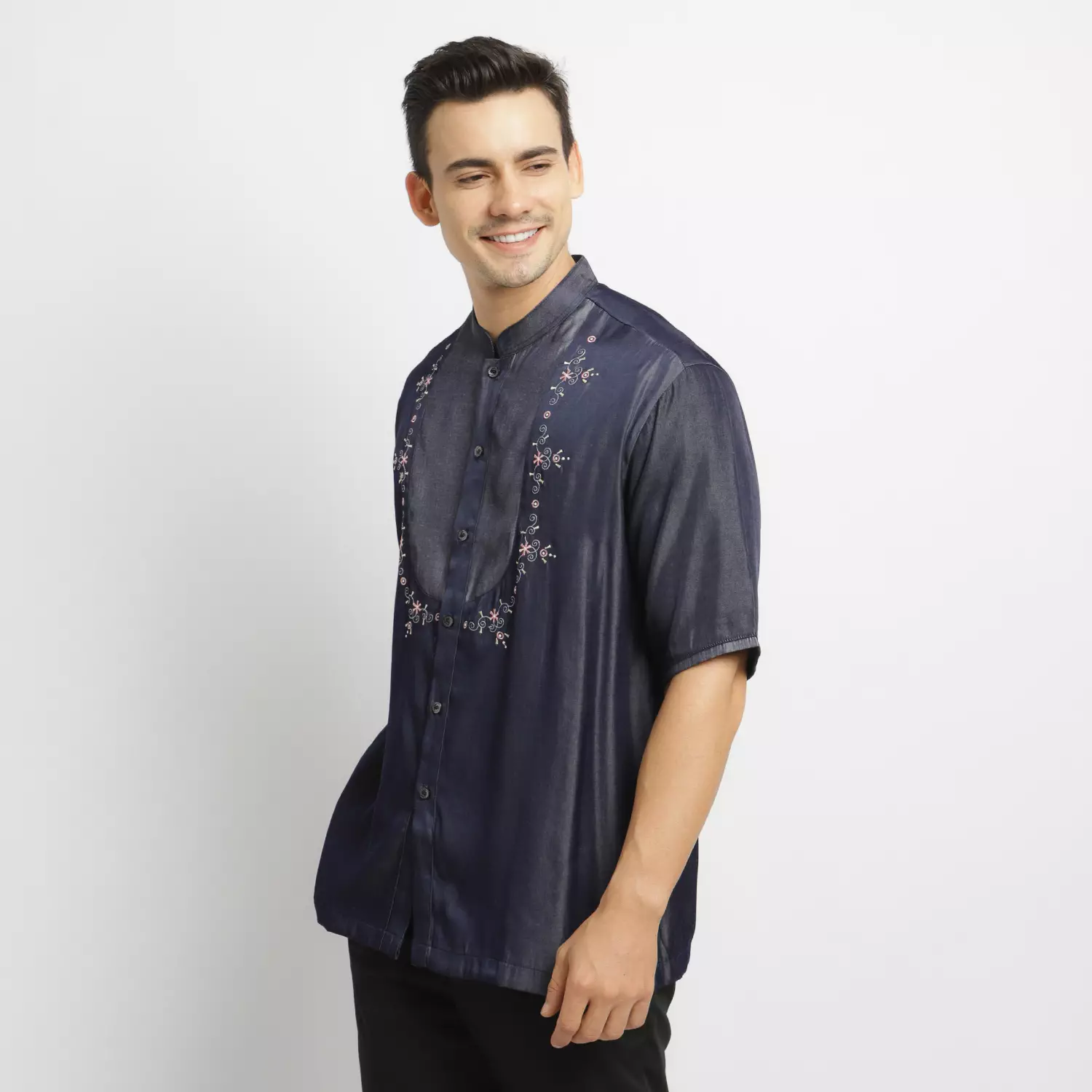 Baju Koko Denim KK Desta Denim