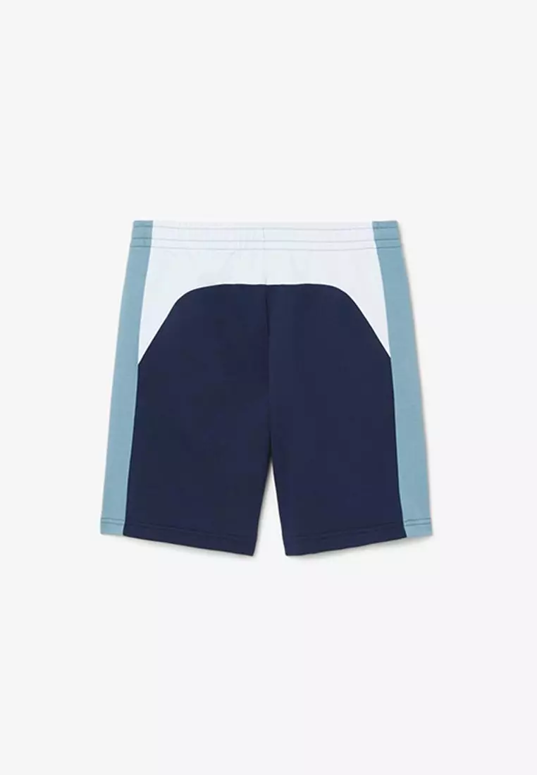 Cotton Fleece Colour-Block Shorts