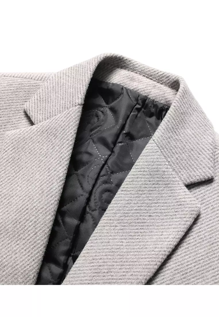 Slim Casual Wooled Coat LB25908